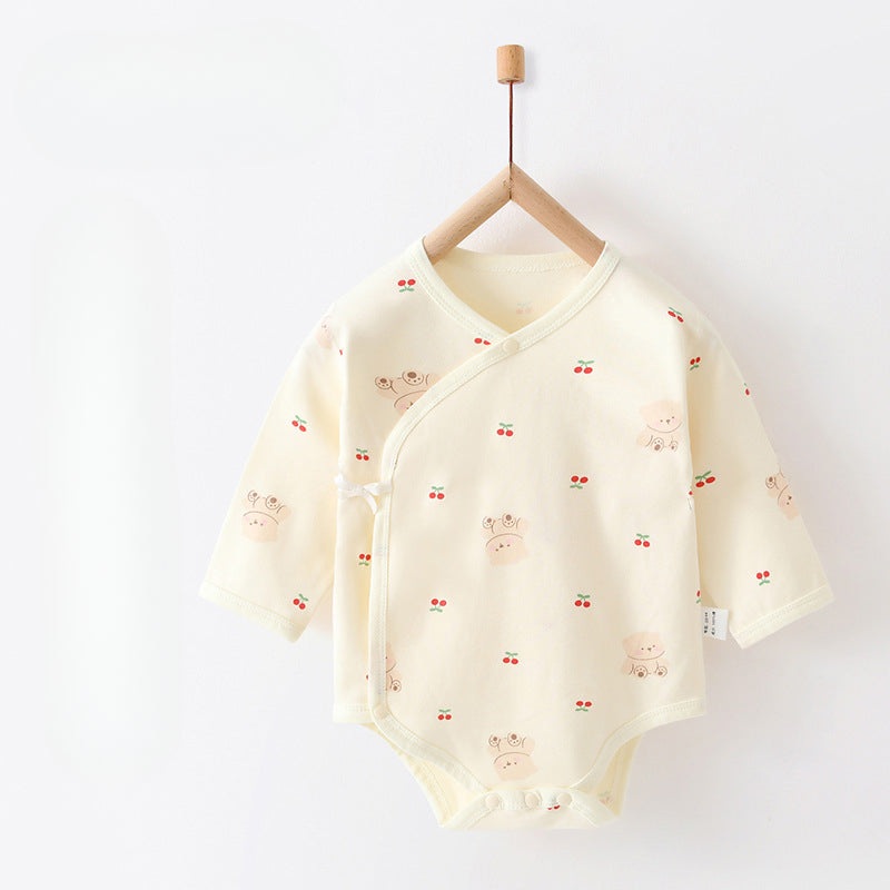 100% Cotton Long Sleeve Bodysuit – Cherry Bear Cherry Bear 0-3 M