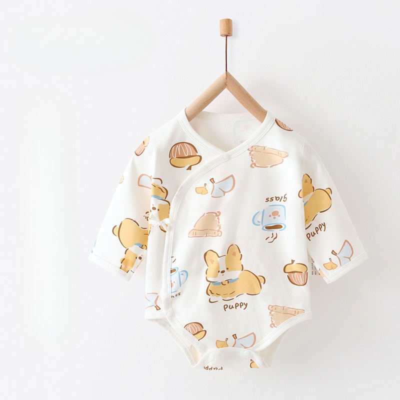 100% Cotton Long Sleeve Bodysuit – Doggy Doggy 0-3 M