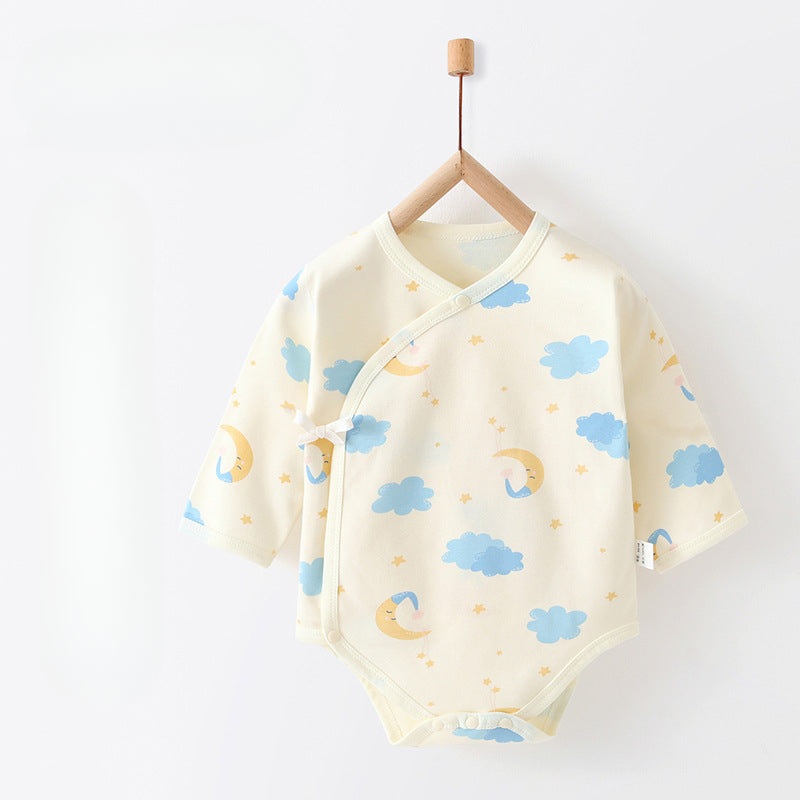 100% Cotton Long Sleeve Bodysuit – Moon Moon 0-3 M