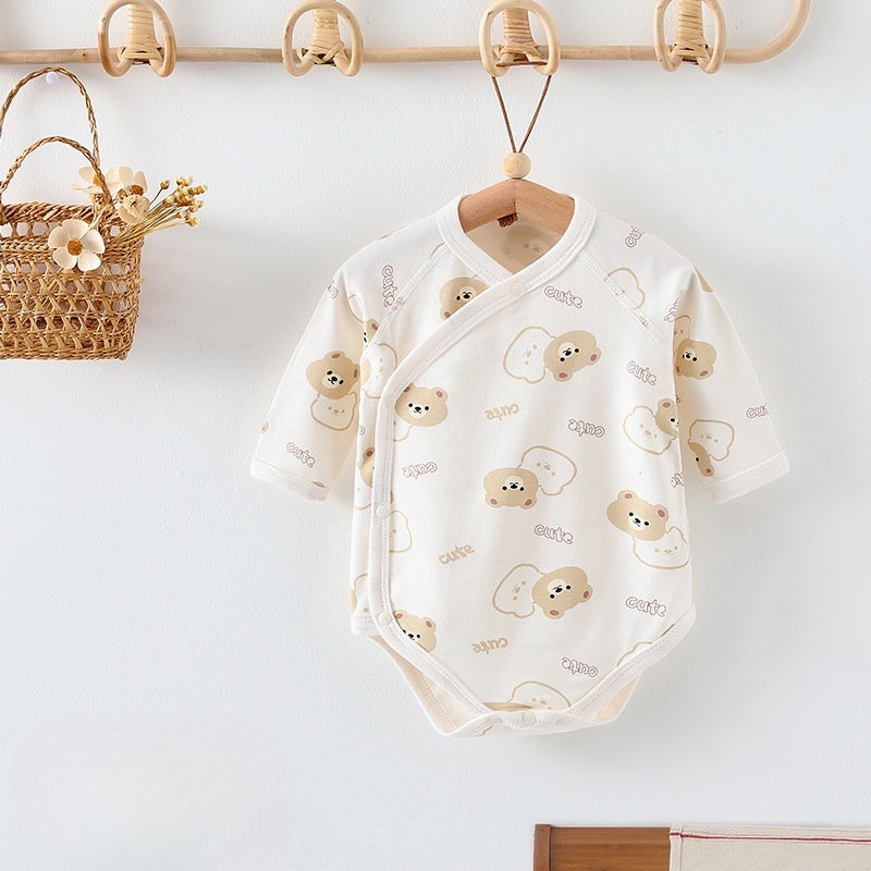 100% Cotton Long Sleeve Bodysuit – Teddy Bear Teddy Bear 0-3 M