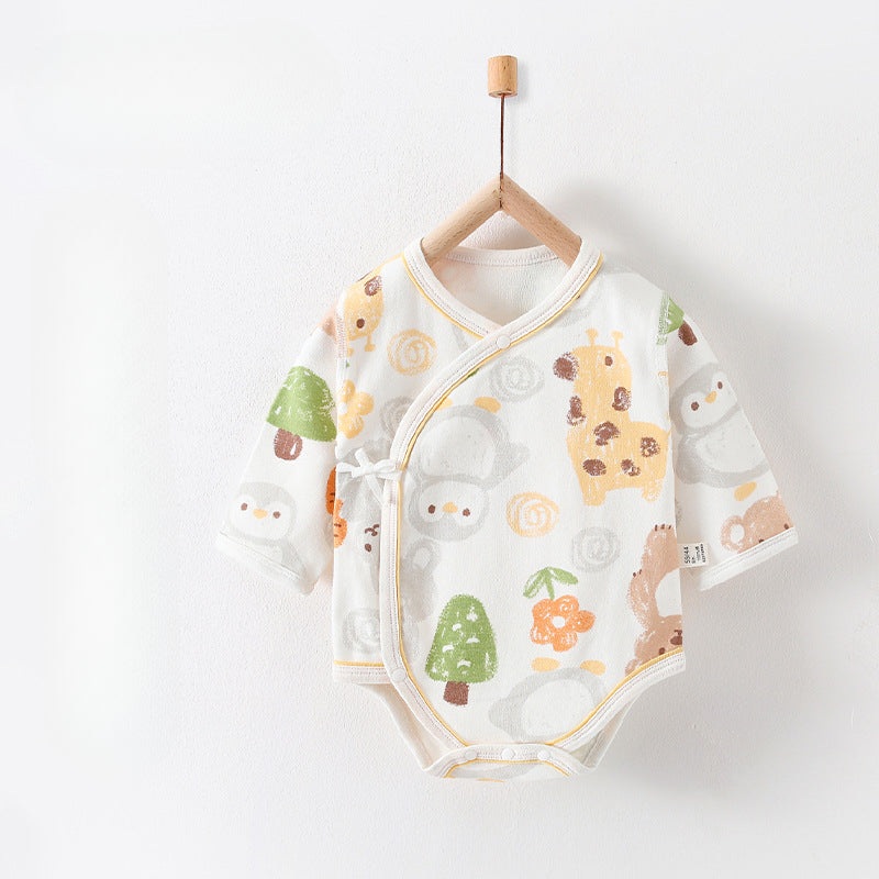 100% Cotton Long Sleeve Bodysuit – Zoo Zoo 0-3 M