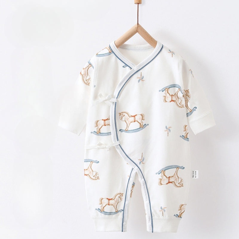 100% Cotton Long Sleeve Romper – Hobbyhorse Hobbyhorse NB