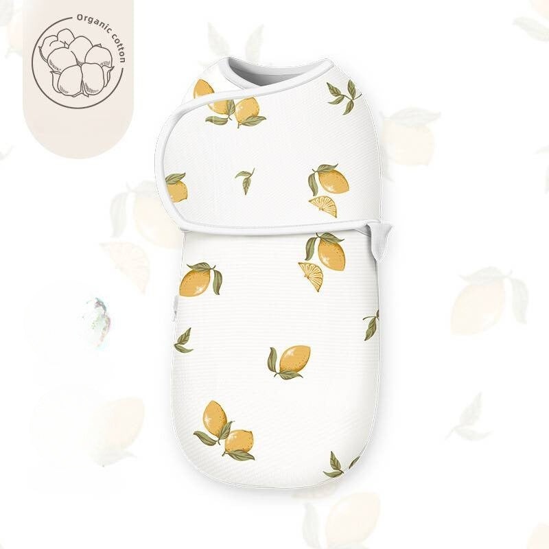 Organic Cotton Muslin Sleep Sack –  Lemon Lemon NB-3 M