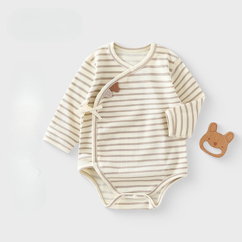 Cotton Long Sleeve Floral Bodysuit – Cute Stripe Cute Stripe 0-3 M