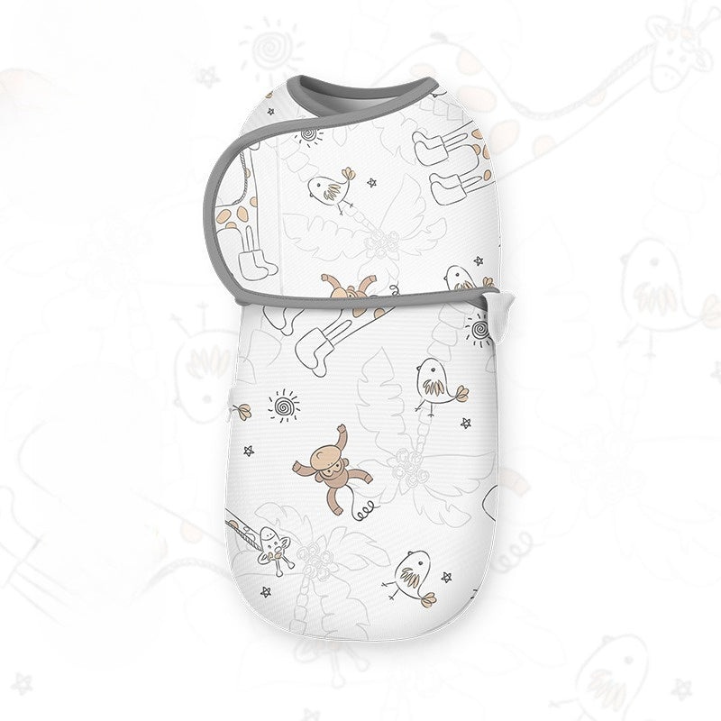 Organic Cotton Muslin Sleep Sack – Animals Animals NB-3 M