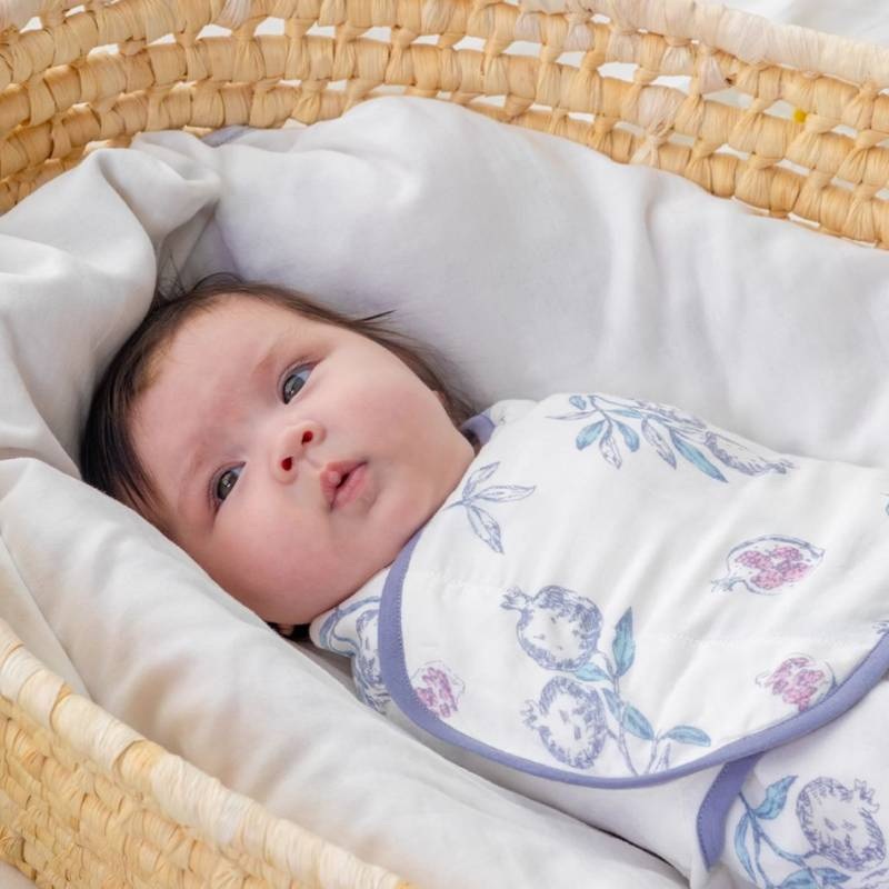 Organic Cotton Muslin Sleep Sack – Pomegranate Pomegranate NB-3 M
