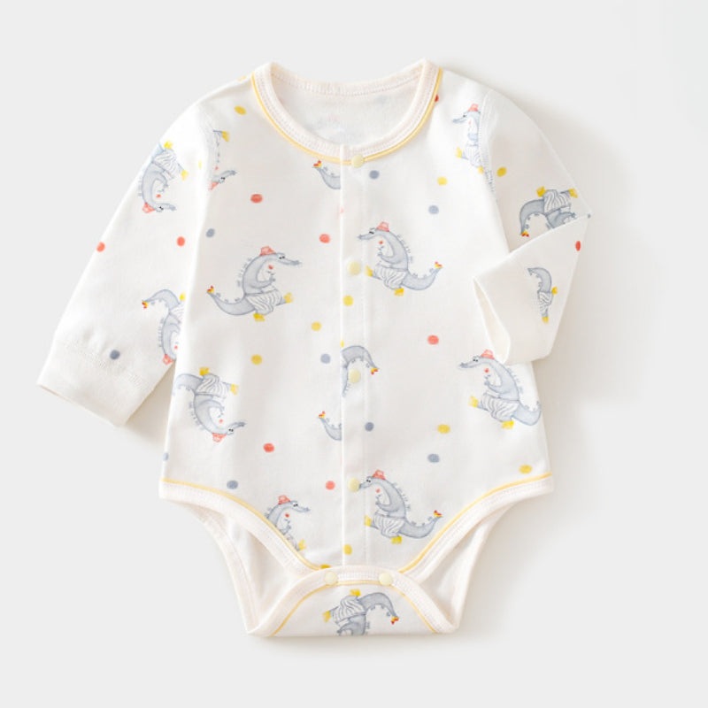 100% Cotton Long Sleeve Bodysuit – Little Crocodile Little Crocodile 0-3 M