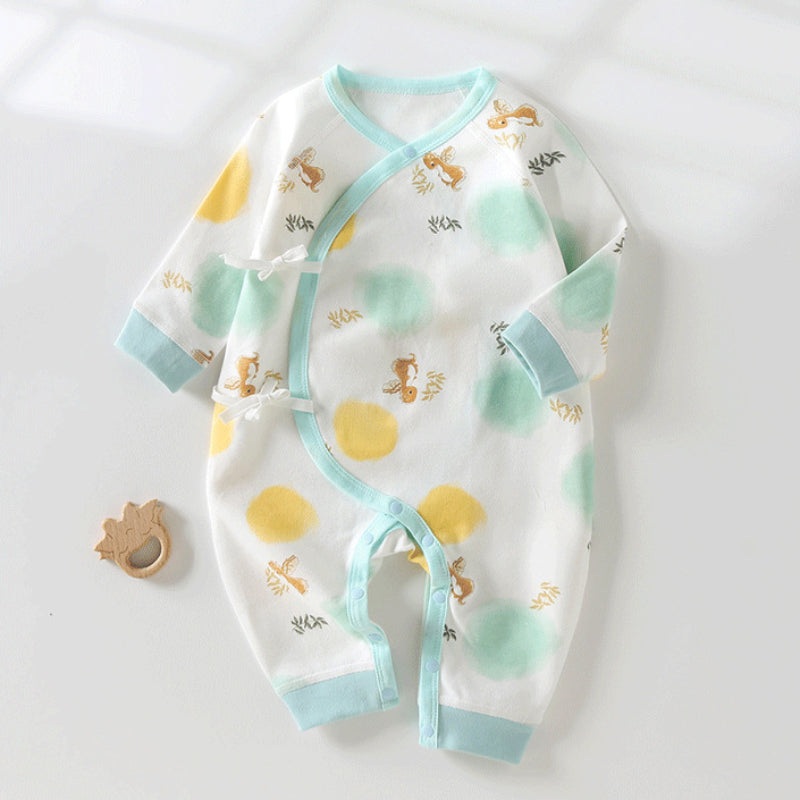100% Cotton Long Sleeve Kimono Romper – Colorful Dragon Colorful Dragon NB