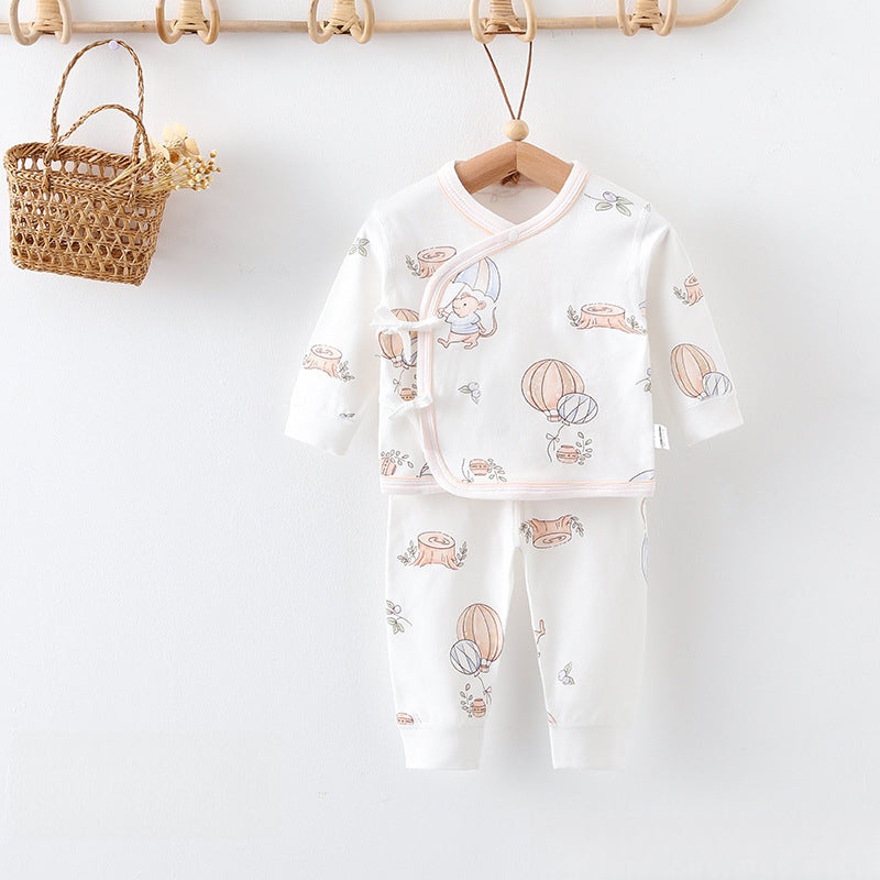 100% Cotton Long Sleeve Kimono Top & Pants Set – Balloon Balloon NB