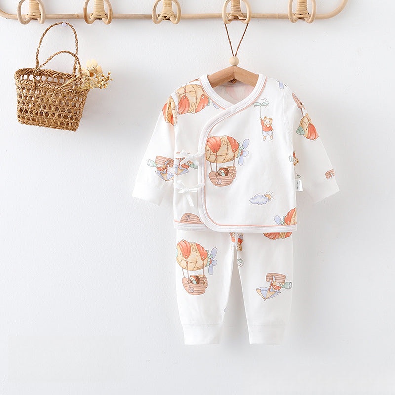 100% Cotton Long Sleeve Kimono Top & Pants Set – Park Park NB