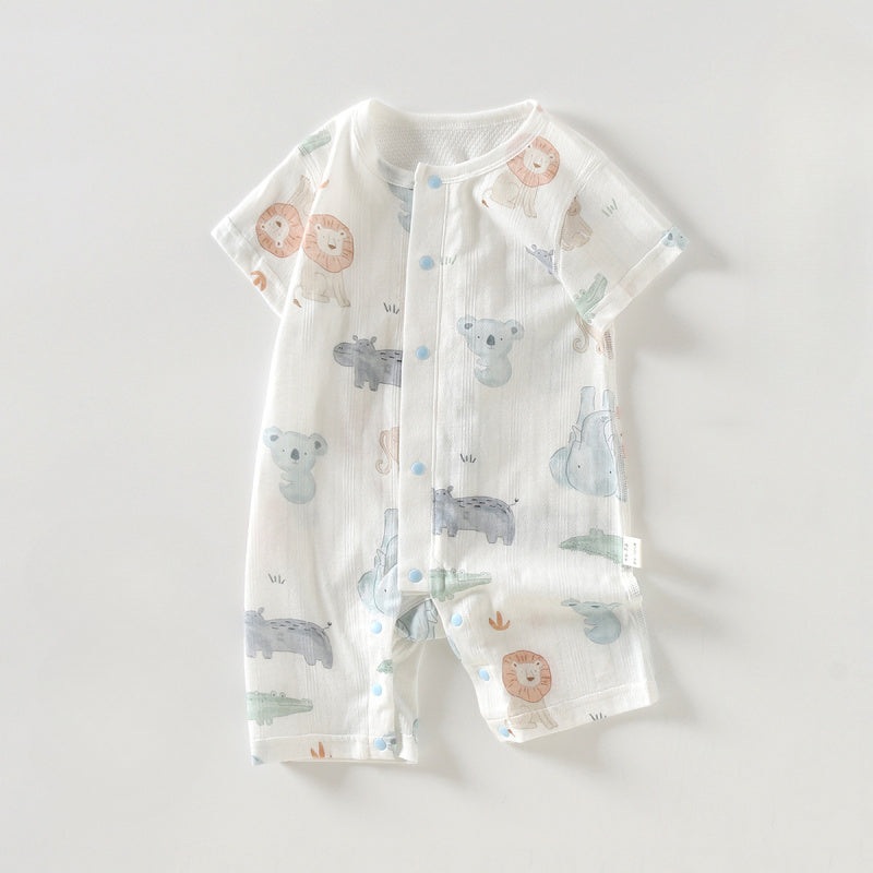 100% Cotton Short Sleeve Romper – Koala & Lion Koala & Lion 3-6 M