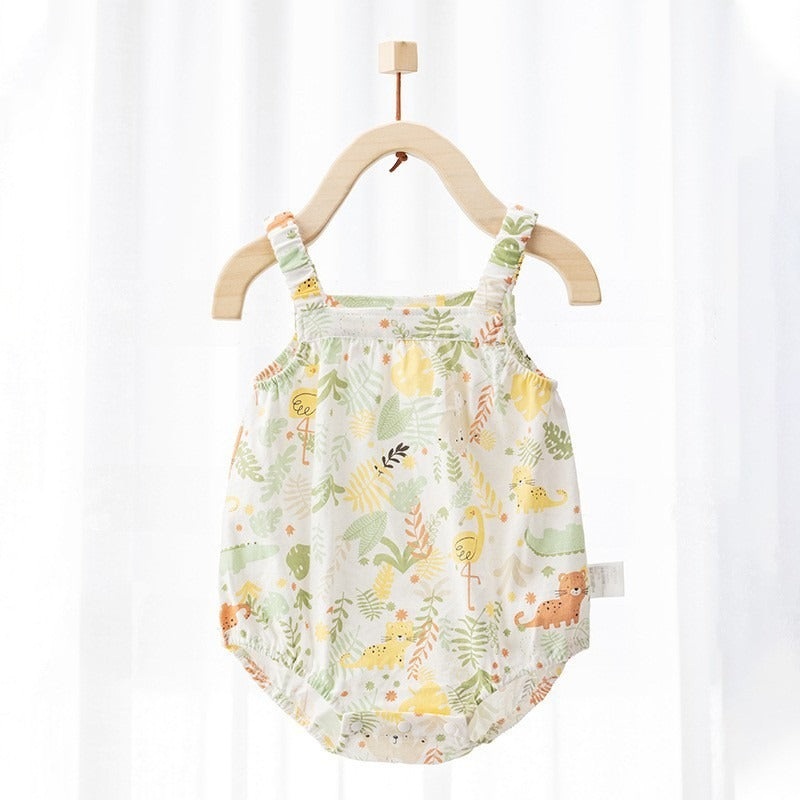100% Cotton Sleeveless Bodysuit – Zoo Zoo 3-6 M