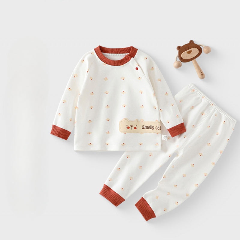 Cotton Long Sleeve Top & Pants Set – Red Cat Red Cat 3-6 M