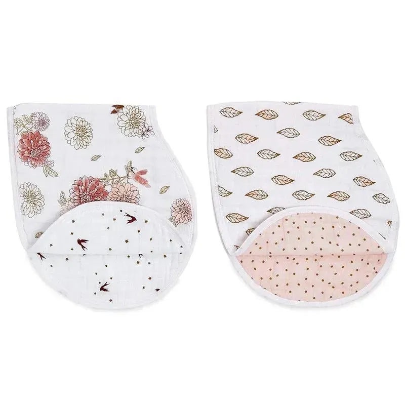 Aden + Anais – 2PK Burpy Bib – Dahlia Sparrows