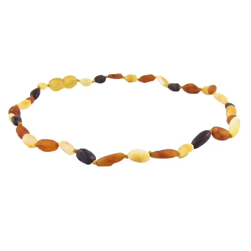 Amber Monkey Necklace/Anklet – Multi Raw
