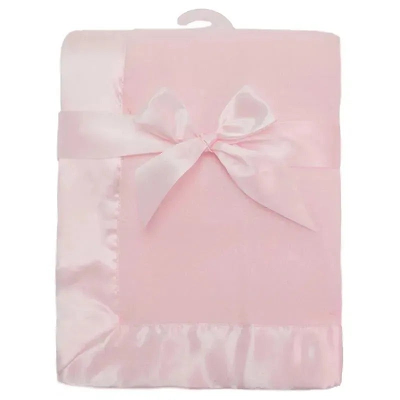 American Baby Company Fleece Blanket, Satin Trim