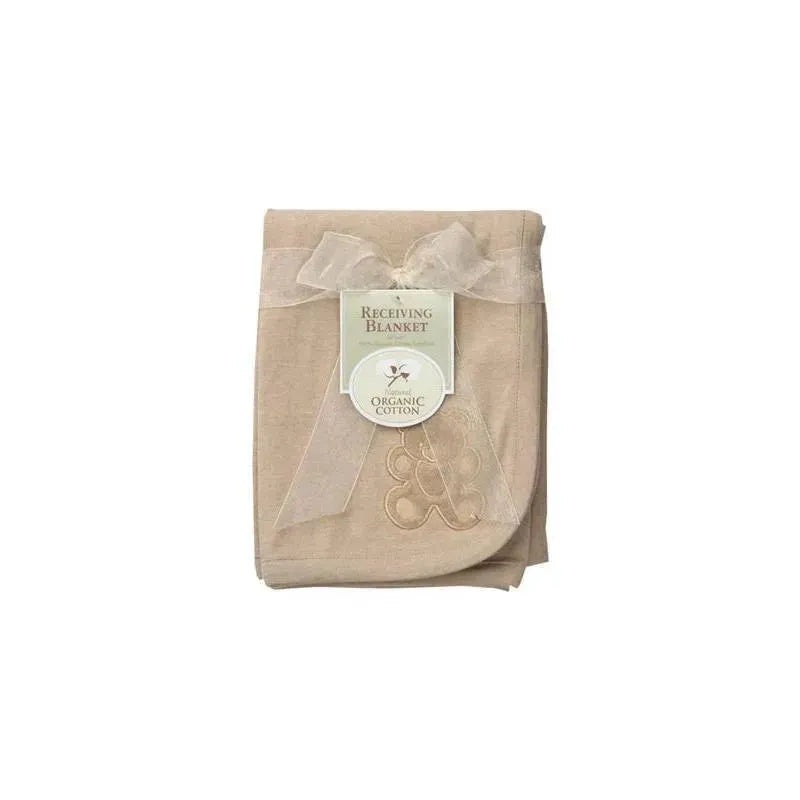 American Baby Company Natural Organic Cotton Receiving Blanket Mocha