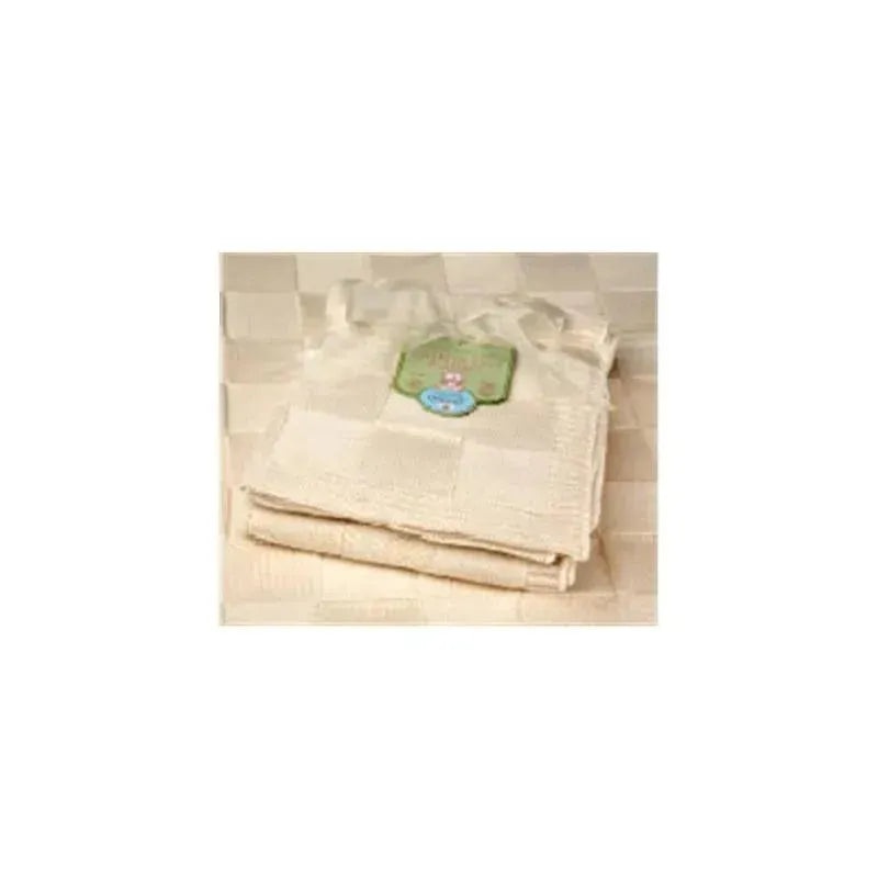 American Baby Company Natural Organic Cotton Sweater Knit Blanket 30 x 40