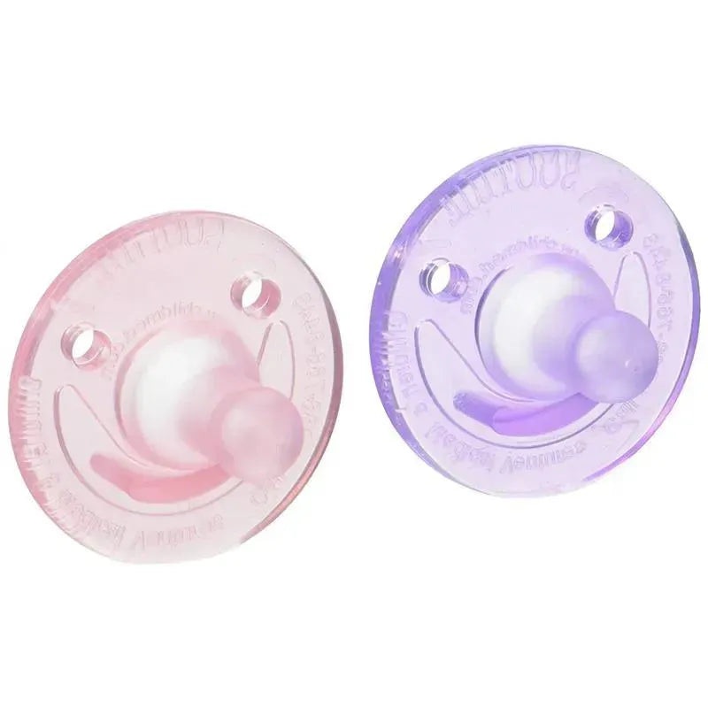 Avent – 2Pk Soothie, 0/3M, Pink/Purple