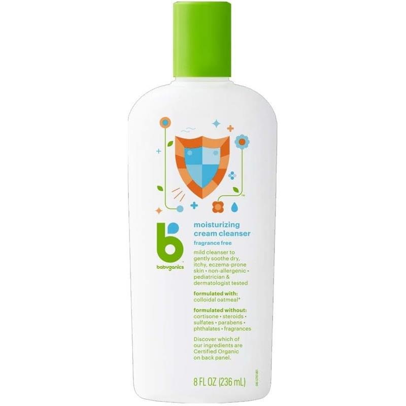 Babyganics – Moisturizer Therapy Cream Wash, 8 Oz