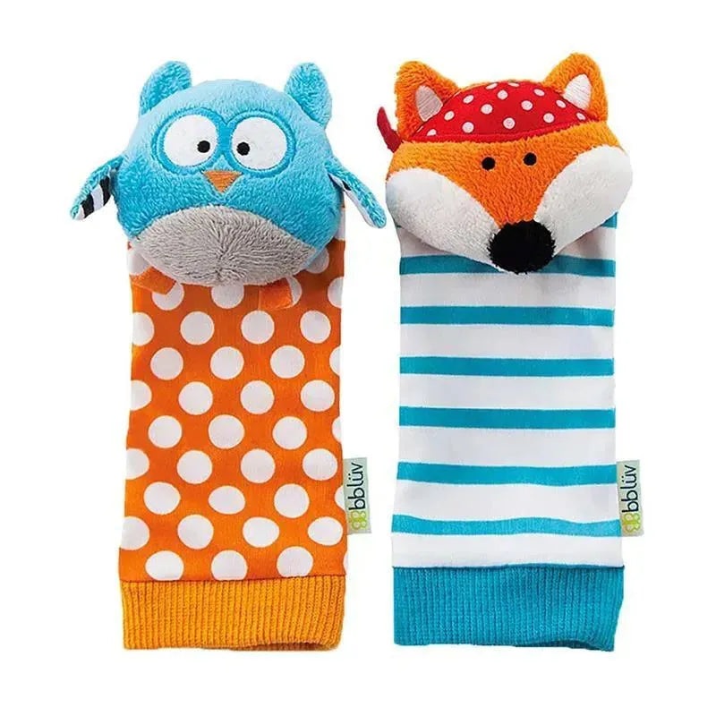 Bbluv Duo Foot Finders, Owl & Fox