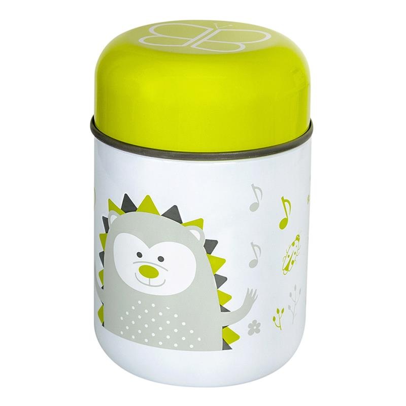 Bbluv Fod Thermal Food Container with Spoon – Lime
