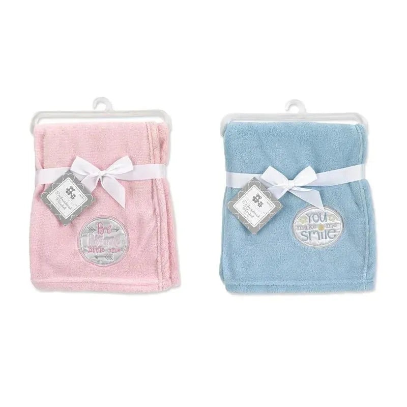 Cribmates Embroidered Blanket, Colors May Vary