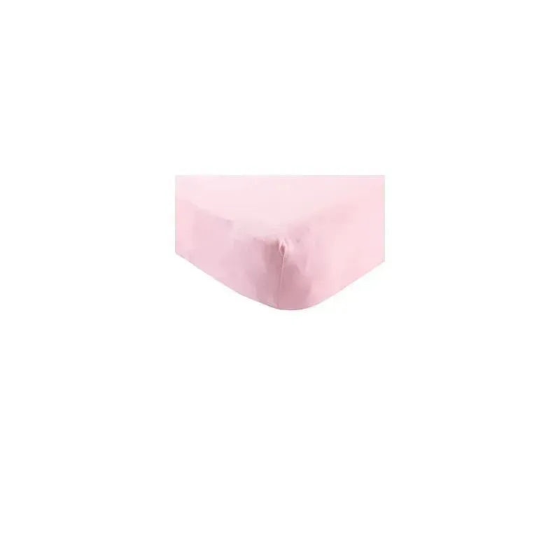 Hudson Baby Organic Cotton Fitted Crib Sheet, Pink