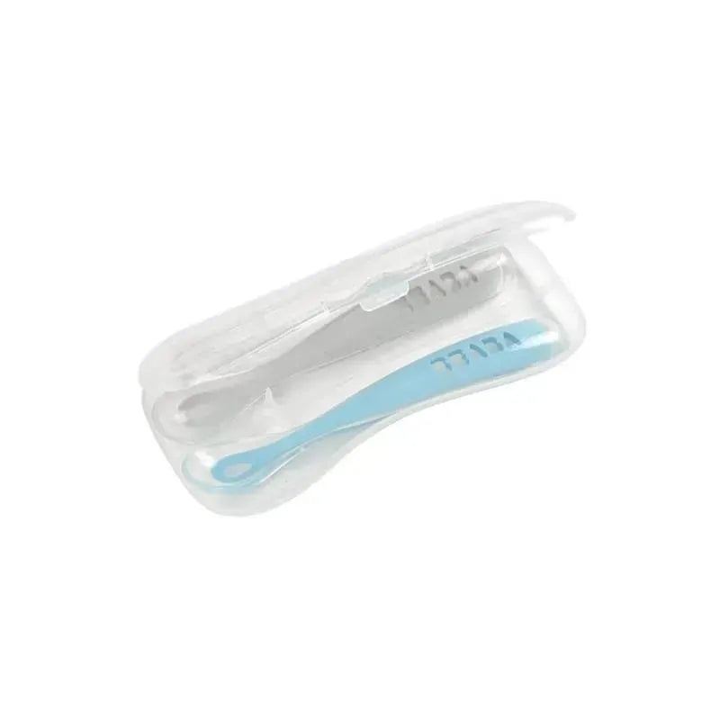 Beaba – 2Pk Silicone Spoon Travel Set, Cloud/Rain