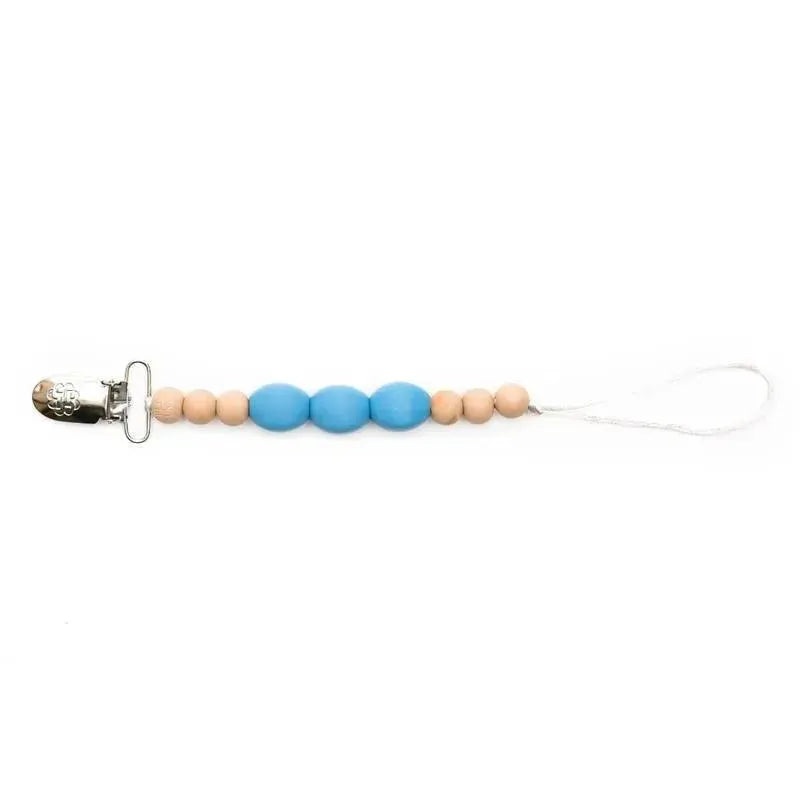 Bella Tunno Blue Pacifier Clip
