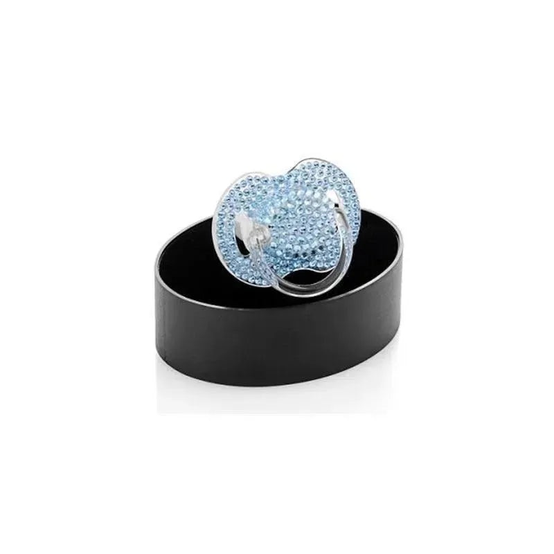 Bling Swarovski Crystal Pacifier – Light Blue (0-6M)