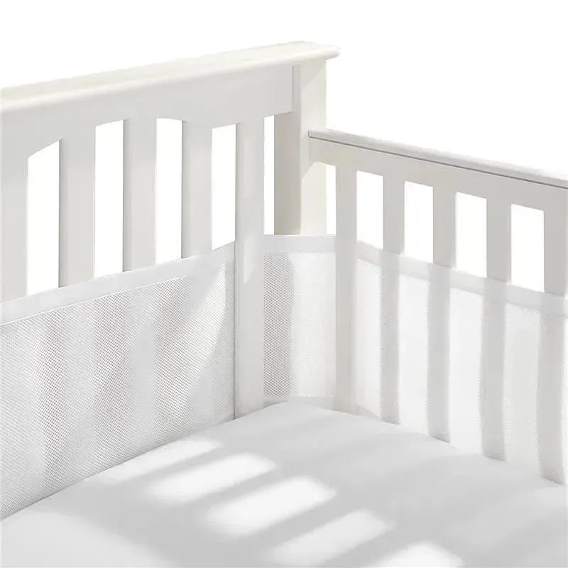 BreathableBaby – Classic Breathable Mesh Crib Liner, White
