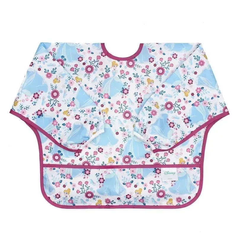 Bumkins Baby Toddler Bib, Disney Waterproof Sleeved Bib, Cinderella
