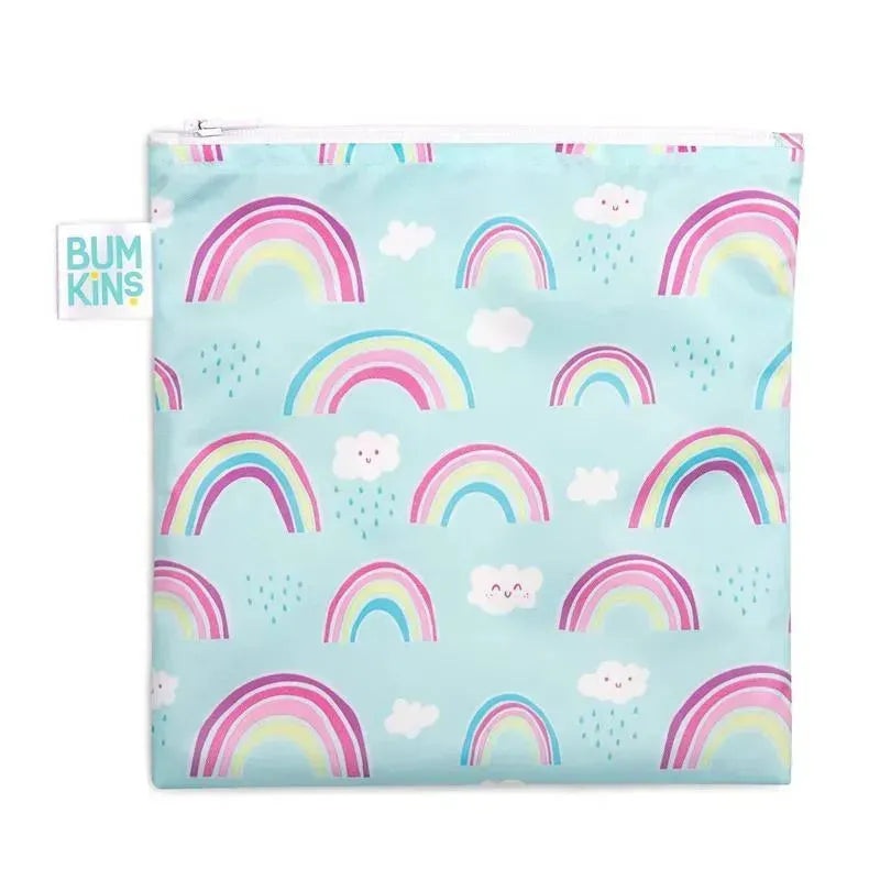 Bumkins Large Snack Bag – Rainbows