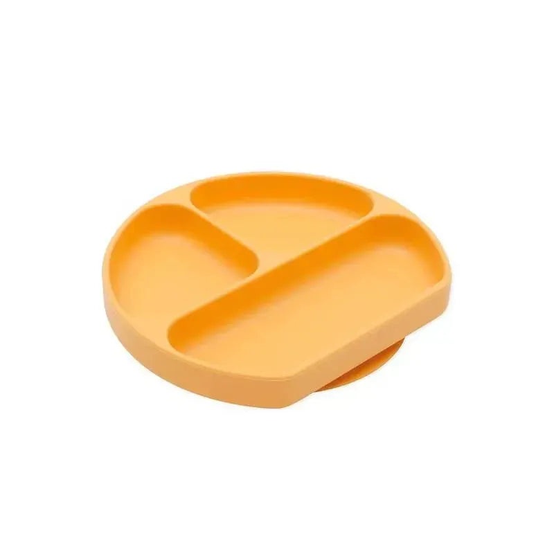 Bumkins – Silicone Grip Dish – Baby plate – Tangerine