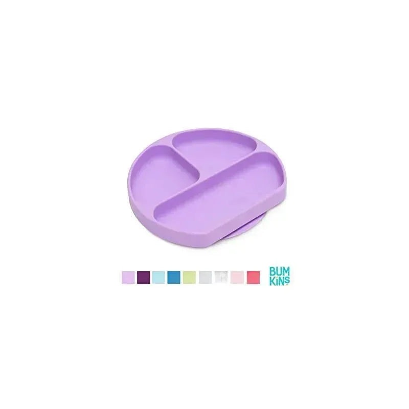 Bumkins Silicone Grip Dish Lavander