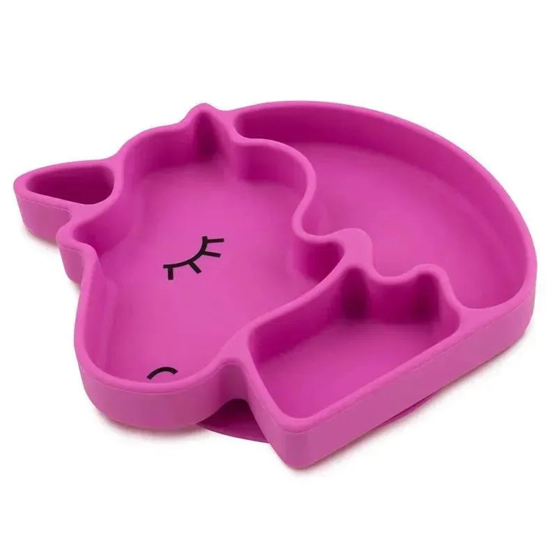 Bumkins Silicone Grip Dish, Unicorn