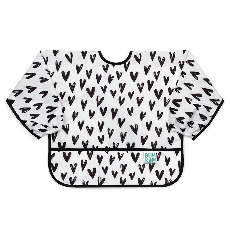 Bumkins – Sleeved Bib, Hearts