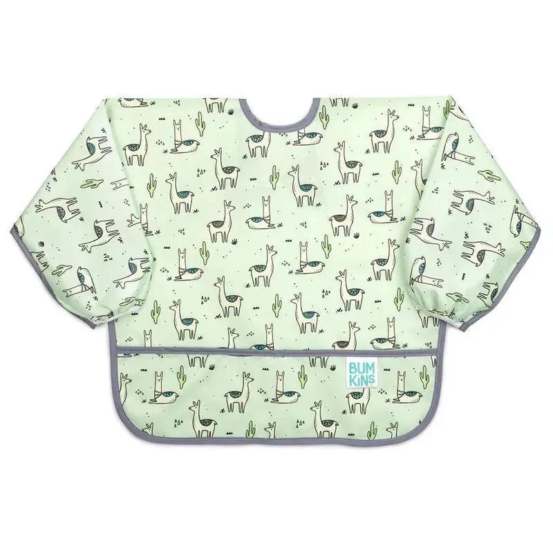 Bumkins – Sleeved Bib, Llamas