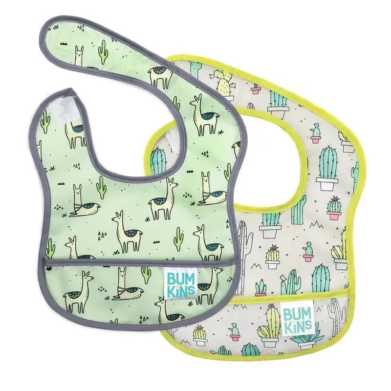 Bumkins – Starter Bib 2 Pack, Llama/Cactus