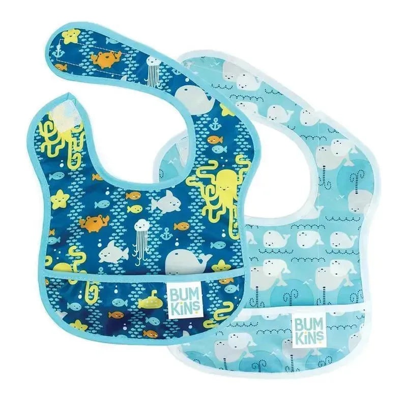 Bumkins Starter Bib 2Pk Boy