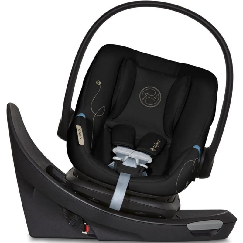 Cybex – Aton G Swivel Infant Car Seat with 180-Degree Rotate, Moon Black