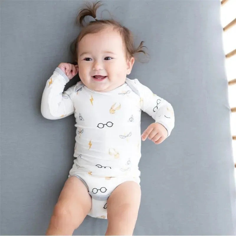 Kyte Baby – Long Sleeve Bamboo Bodysuit In Icon Harry Potter
