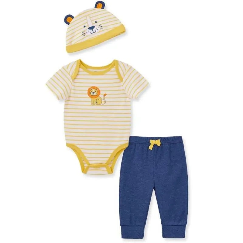 Little Me – Baby Boy Lion Bodysuit & Pant, Blue