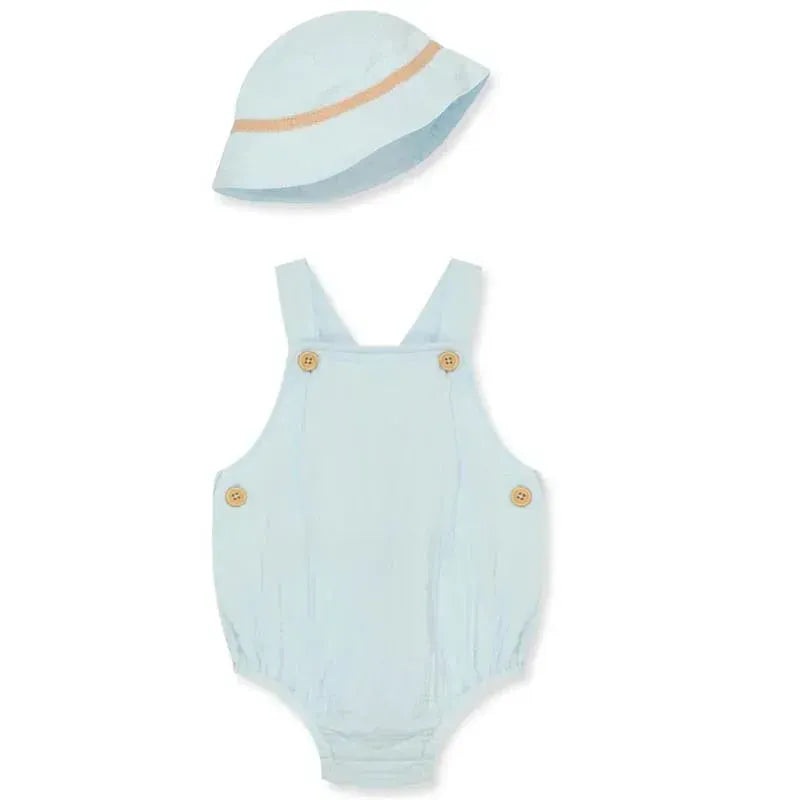 Little Me – Baby Boy Sunsuit & Hat