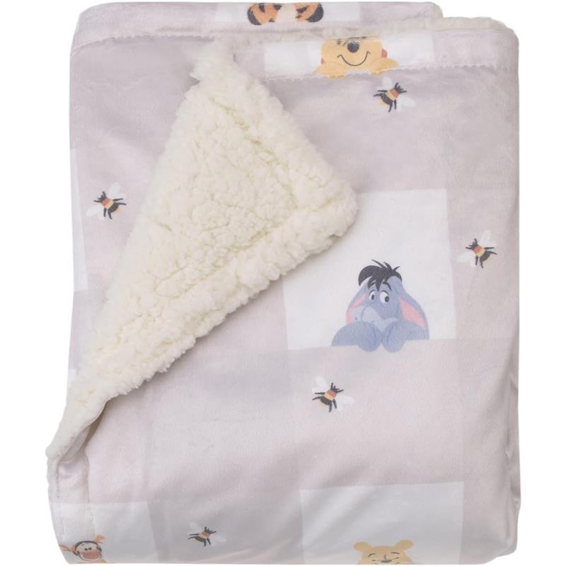 Nojo – Winnie The Pooh Hugs & Honeycombs Baby Blanket