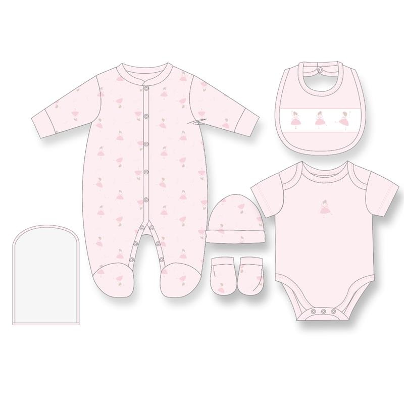 Rose Textiles – 5Pk Baby Girls Mesh Bag Set Ballerina