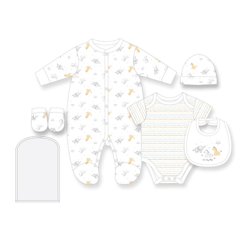 Rose Textiles – 5Pk Baby Neutral Mesh Bag Set, New Here