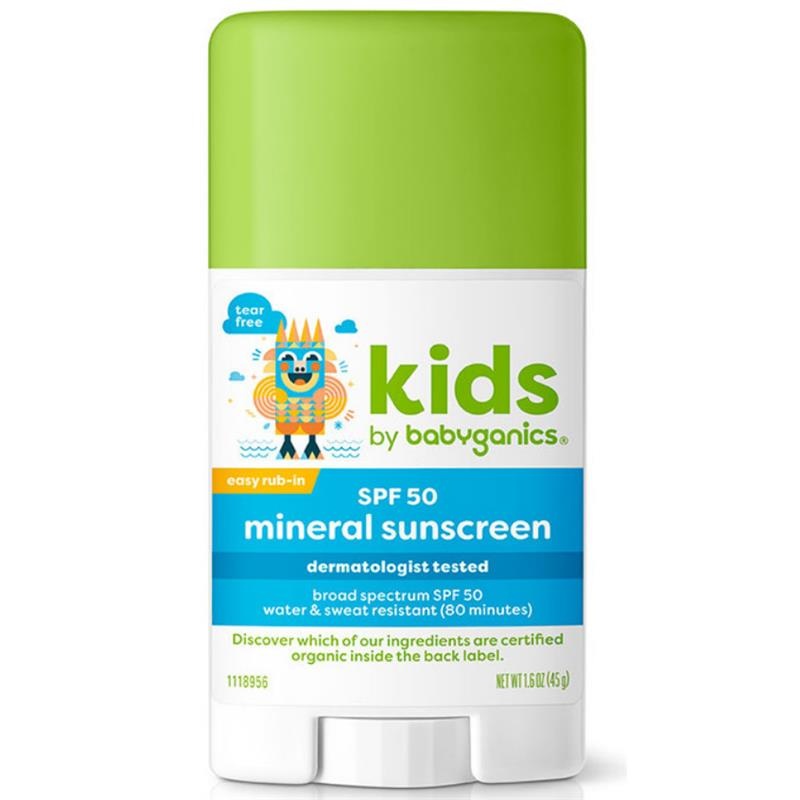 Babyganics – Kids SPF 50+ Mineral Sunscreen Stick