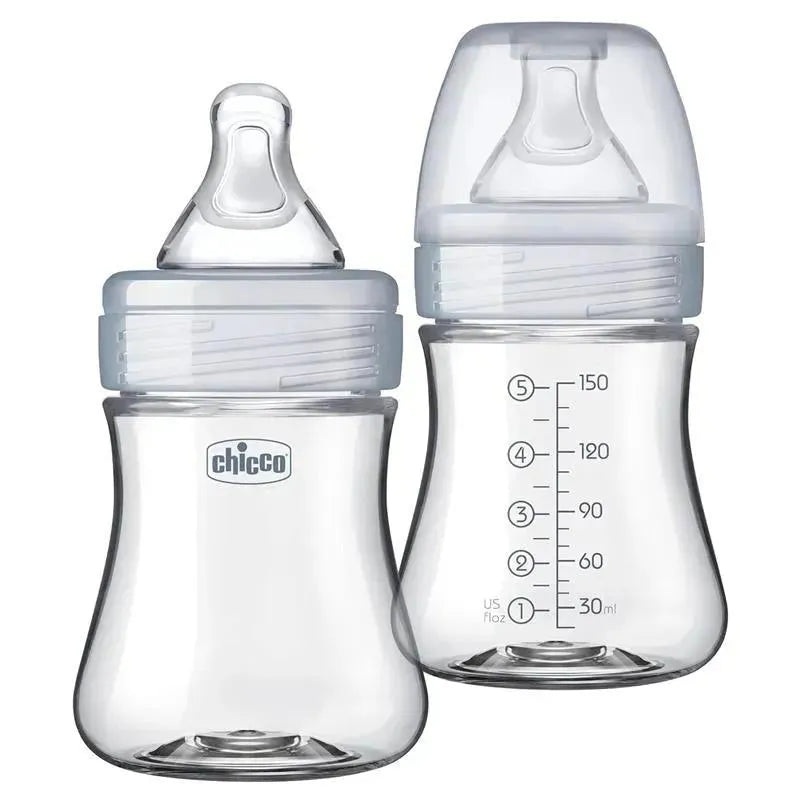 Chicco – Duo 5Oz 2Pk Hybrid Baby Bottles